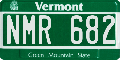 VT license plate NMR682