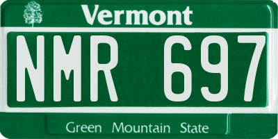 VT license plate NMR697