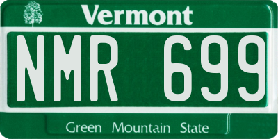 VT license plate NMR699