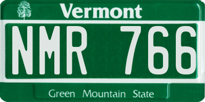 VT license plate NMR766