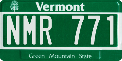 VT license plate NMR771