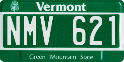VT license plate NMV621