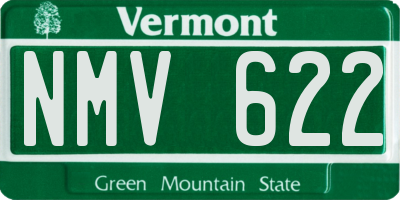 VT license plate NMV622