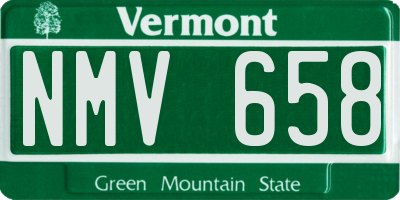 VT license plate NMV658