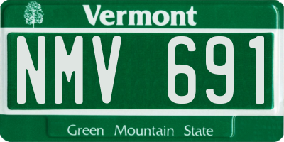 VT license plate NMV691
