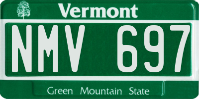 VT license plate NMV697