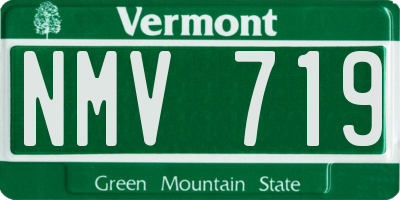 VT license plate NMV719