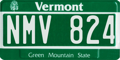 VT license plate NMV824