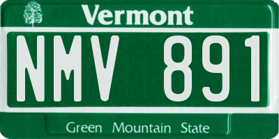 VT license plate NMV891