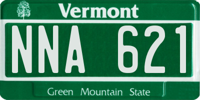 VT license plate NNA621