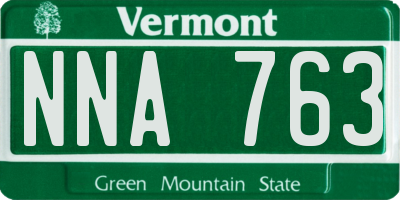 VT license plate NNA763