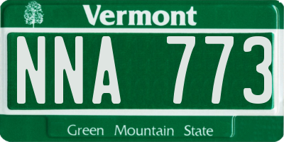 VT license plate NNA773