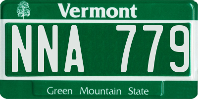VT license plate NNA779