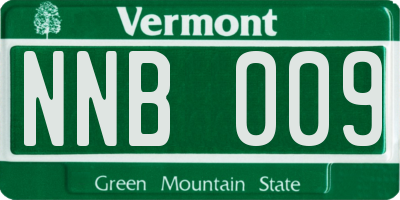 VT license plate NNB009