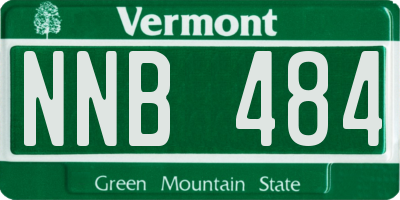 VT license plate NNB484