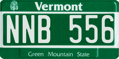 VT license plate NNB556