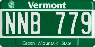 VT license plate NNB779