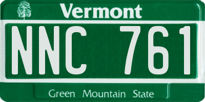 VT license plate NNC761