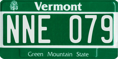 VT license plate NNE079