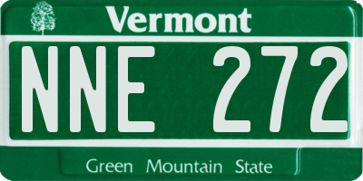 VT license plate NNE272