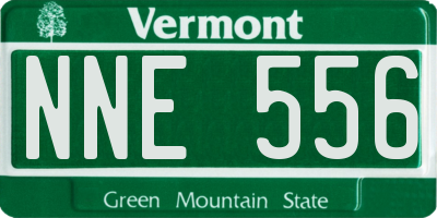VT license plate NNE556