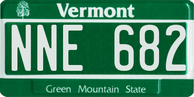 VT license plate NNE682