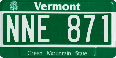 VT license plate NNE871