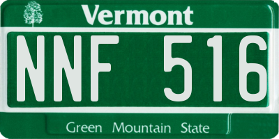 VT license plate NNF516