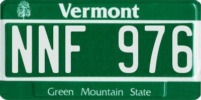 VT license plate NNF976