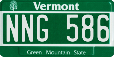 VT license plate NNG586