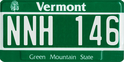 VT license plate NNH146