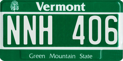 VT license plate NNH406