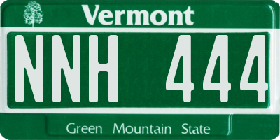 VT license plate NNH444