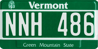 VT license plate NNH486
