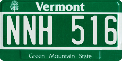 VT license plate NNH516