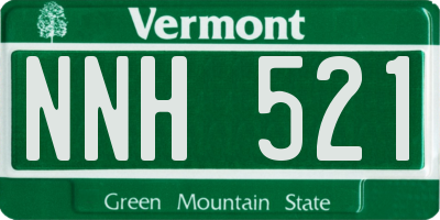 VT license plate NNH521