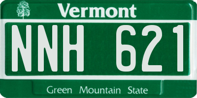 VT license plate NNH621