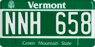 VT license plate NNH658