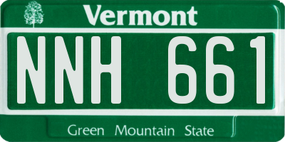 VT license plate NNH661