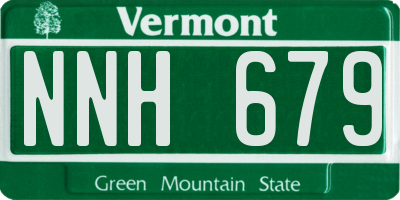 VT license plate NNH679