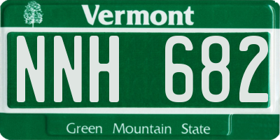 VT license plate NNH682