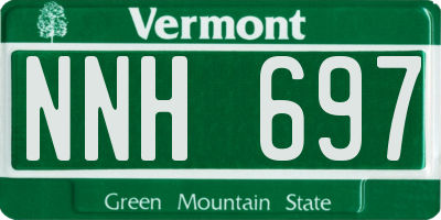 VT license plate NNH697