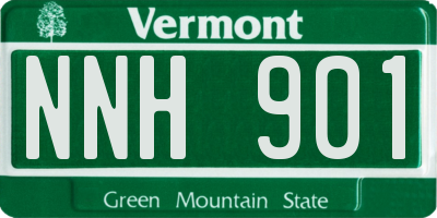 VT license plate NNH901