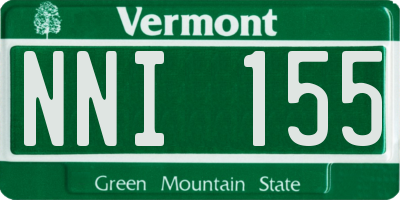VT license plate NNI155