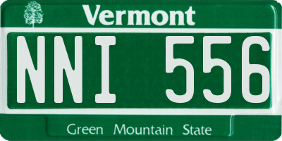 VT license plate NNI556