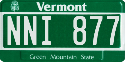 VT license plate NNI877