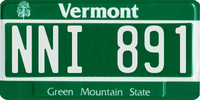 VT license plate NNI891