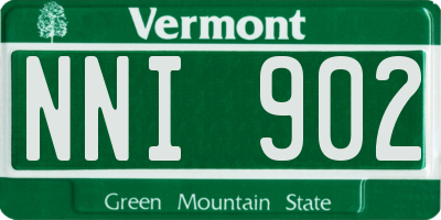 VT license plate NNI902
