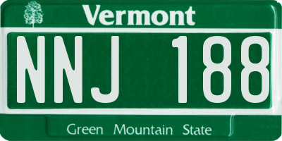 VT license plate NNJ188