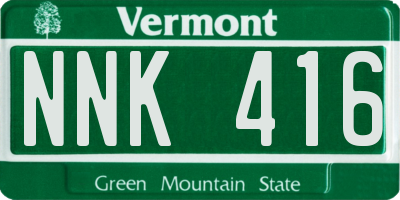 VT license plate NNK416